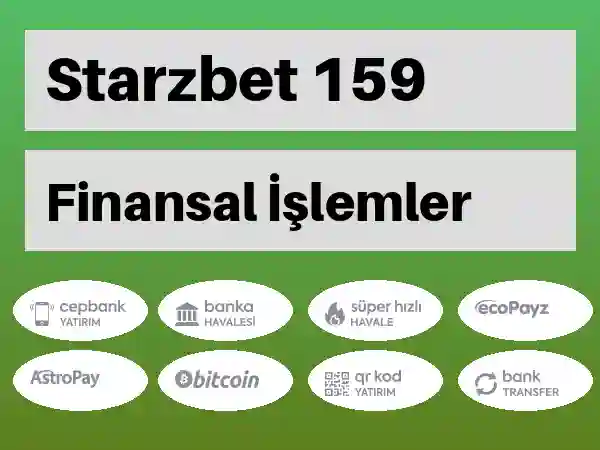 Starzbet Mobil Para yatırma ve çekme 159